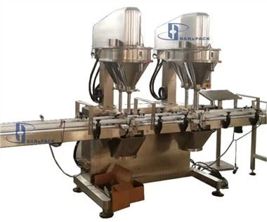 Ligne de machine d'étiquetage d'étanchéité de capsulage de remplissage de pot de poudre de protéine