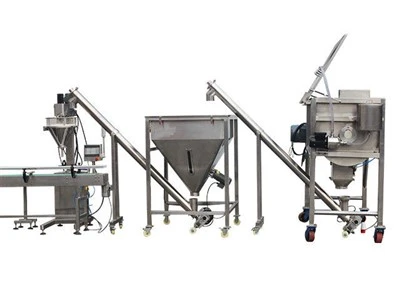 Machine de remplissage automatique de bouteilles de poudre, ligne de remplissage de poudre
