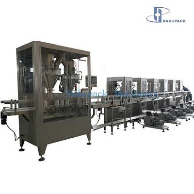 Ligne de production de couture de mise en conserve de remplissage de lait en poudre