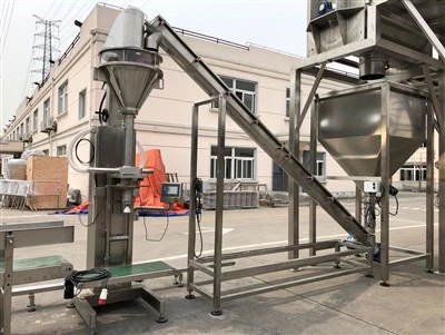Machine de conditionnement de poudre semi-automatique de 25 kg